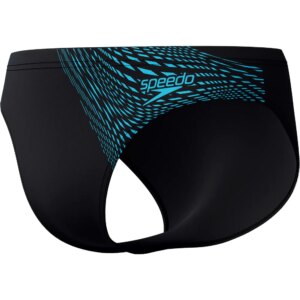 Speedo - Speedo Medley Logo 7cm Brief Badehose schwarz