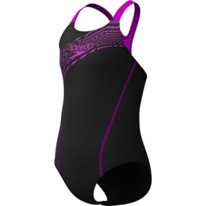 Speedo - Speedo Medley Logo Medalist Badeanzug Mädchen diva