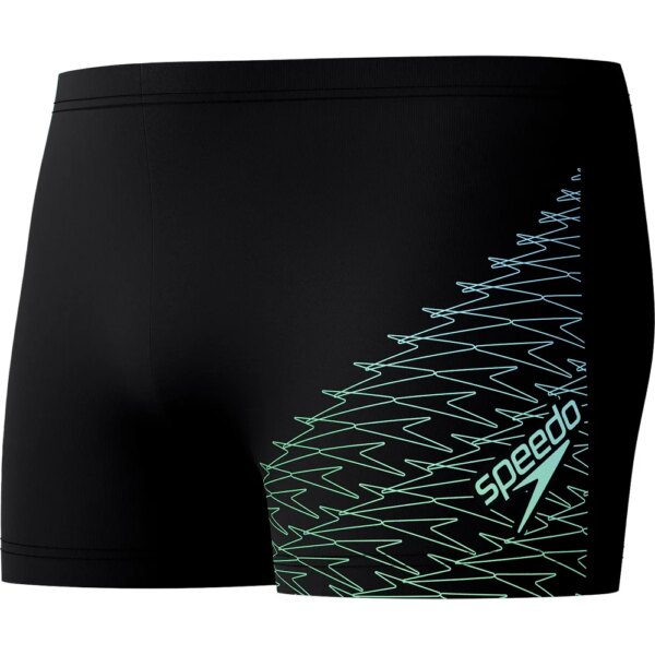 Speedo-Speedo-Medley-Logo-Aquashorts-schwarz-schwarz Speedo - Speedo Medley Logo Aquashorts schwarz