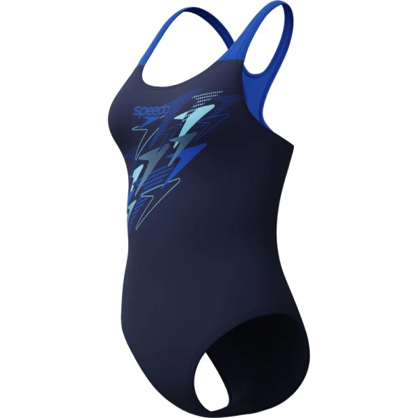 Speedo-Speedo-Medley-Medalist-Badeanzug-peacoat-blau Speedo - Speedo Medley Medalist Badeanzug peacoat