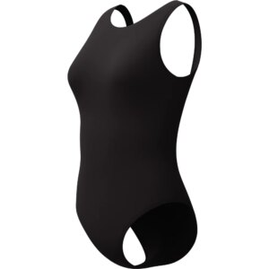 Speedo - Speedo Solid High Neck Badeanzug anthrazit
