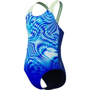 Speedo - Speedo Print Splashback Badeanzug Mädchen deep sapphire