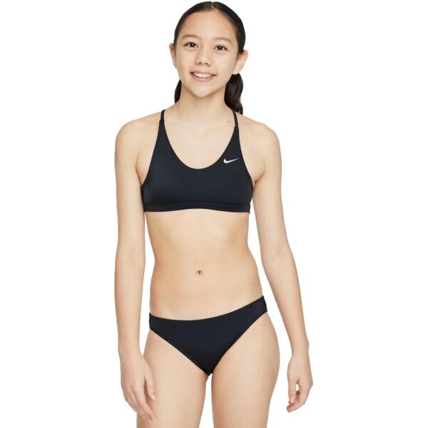 Nike-Nike-Lace-Up-Bikini-Maedchen-schwarz-schwarz Nike - Nike Lace Up Bikini Mädchen schwarz