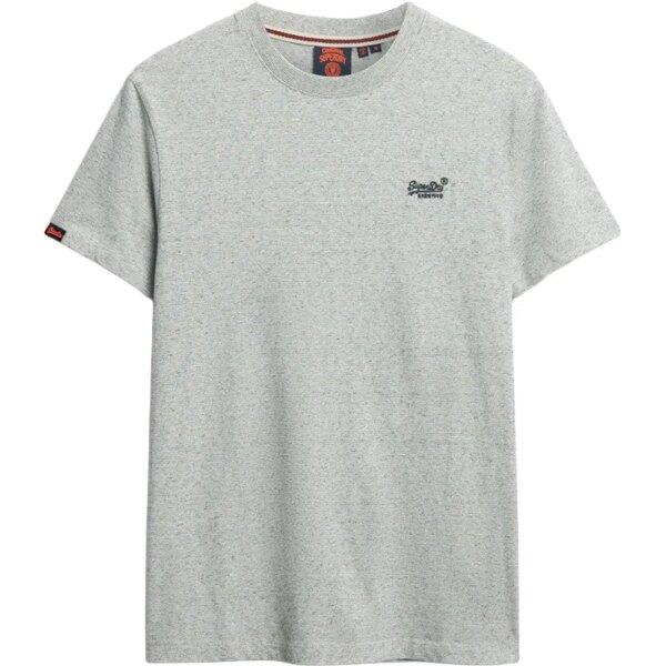 Superdry - Superdry Essential Logo EMB T-Shirt light grey grindle feeder