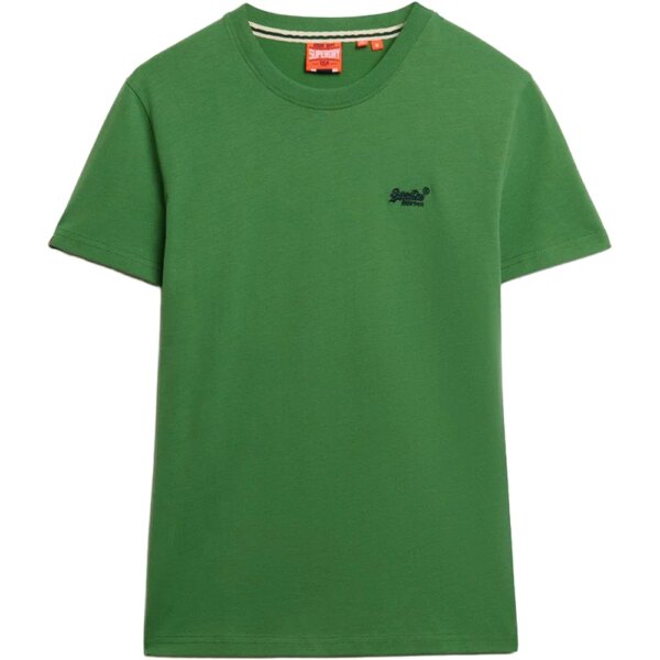 Superdry - Superdry Essential Logo EMB T-Shirt artichoke green
