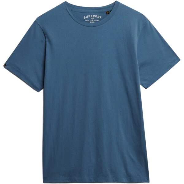Superdry-Superdry-Classic-Essential-T-Shirt-copen-blue-blau Superdry - Superdry Classic Essential T-Shirt copen blue
