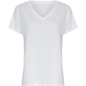 MSCH - Copenhagen Fenya Modal V-Neck T-Shirt bright white