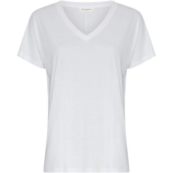 MSCH - Copenhagen Fenya Modal V-Neck T-Shirt bright white