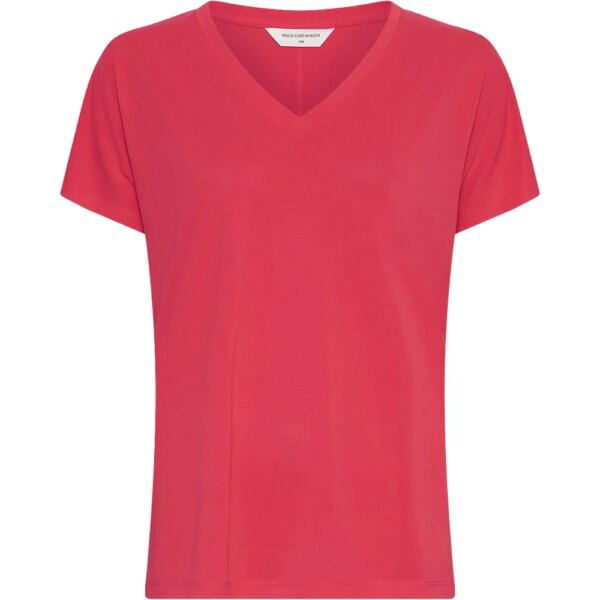 MSCH-Copenhagen-Fenya-Modal-V-Neck-T-Shirt-jazzy-rosapink MSCH - Copenhagen Fenya Modal V Neck T-Shirt jazzy