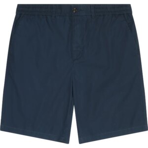 KnowledgeCotton - Apparel Fig Loose Poplin Shorts GOTS/Vegan total eclipse