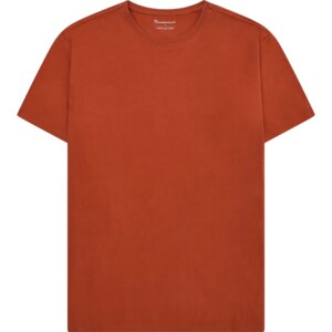 KnowledgeCotton - Apparel Agnar Basic T-Shirt GOTS/Vegan burnt brick
