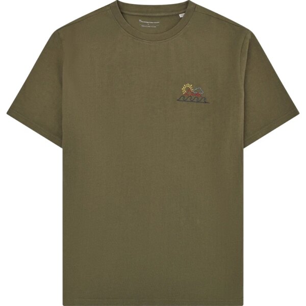 KnowledgeCotton-Apparel-Regenerative-Organic-Cotton-T-Shirt-GOTSVegan-burned-olive-gruen KnowledgeCotton - Apparel Regenerative Organic Cotton T-Shirt GOTS/Vegan burned olive