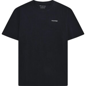 KnowledgeCotton - Apparel Regular Back Print T-Shirt night sky