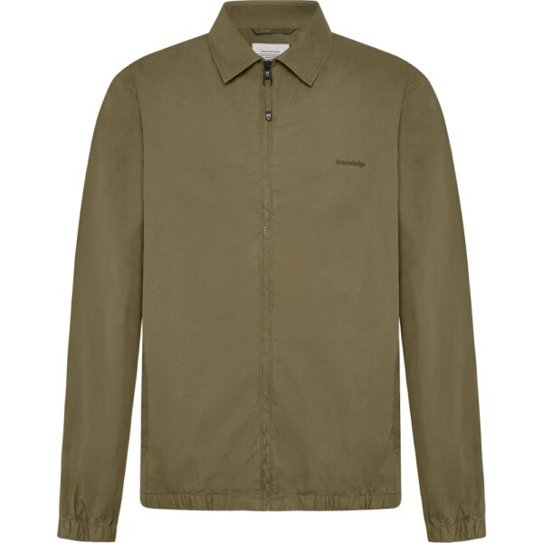 KnowledgeCotton-Apparel-Organic-Cotton-Zip-Jacke-GOTSVegan-burned-olive-gruen KnowledgeCotton - Apparel Organic Cotton Zip Jacke GOTS/Vegan burned olive