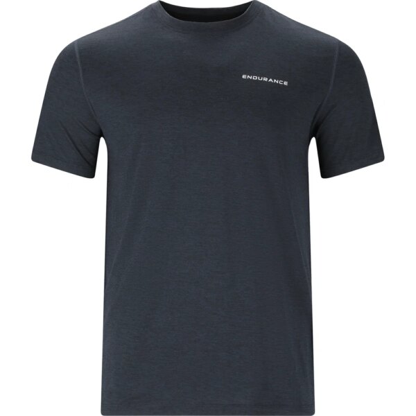 Endurance-Endurance-Abdon-Melange-T-Shirt-black-melange-schwarz Endurance - Endurance Abdon Melange T-Shirt black melange