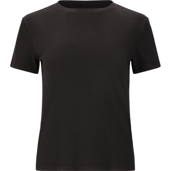 Athlecia-Athlecia-Tinashe-W-Rib-SS-T-Shirt-black-schwarz Athlecia - Athlecia Tinashe W Rib S/S T-Shirt black