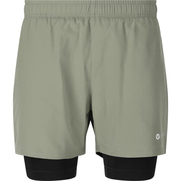 Virtus-Virtus-Zayne-2-in-1-Shorts-dried-sage-gruen Virtus - Virtus Zayne 2-in-1 Shorts dried sage