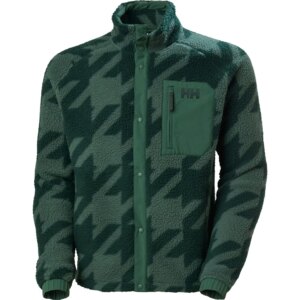 Helly - Hansen Panorama Printed Pile Snap Fleecejacke jungle green