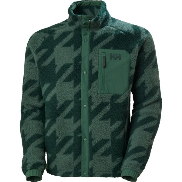 Helly - Hansen Panorama Printed Pile Snap Fleecejacke jungle green
