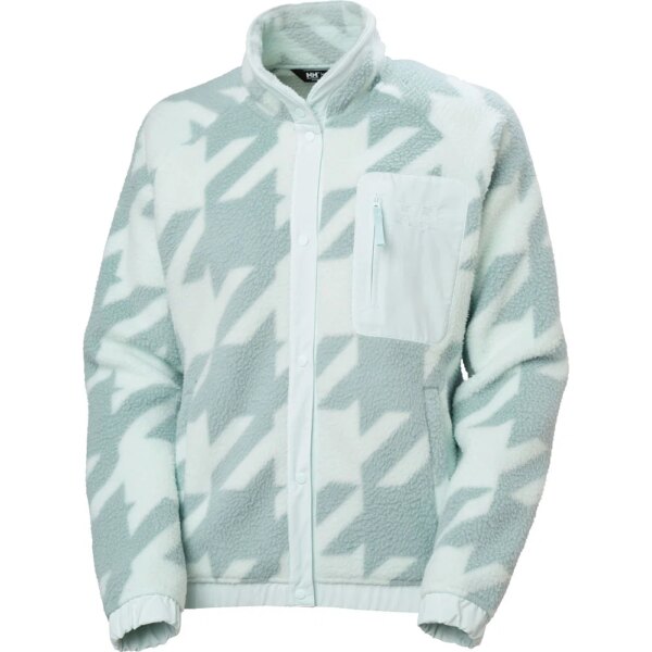 Helly - Hansen Imperial Printed Pile Snap Midlayerjacke icicle