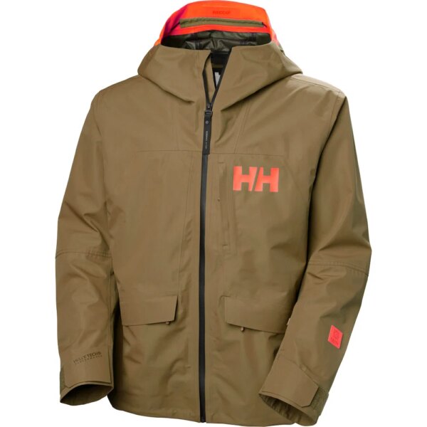 Helly-Hansen-Emika-Hardshelljacke-sepia-braun Helly - Hansen Emika Hardshelljacke sepia