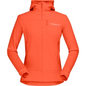Norrona - Norrona Falketind Warmwool2 Fleecejacke orange alert