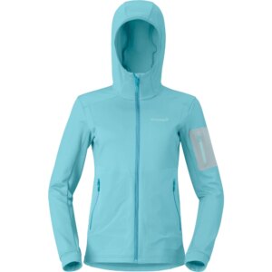 Norrona - Norrona Falketind Warm2 Stretch Hood Fleecejacke brittany blue