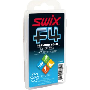 Swix - Swix F4-60C-N F4 Cold Fluoro Free Premium Solid Universalwachs mit Kork 60g