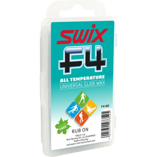 Swix - Swix F4 Glidewax 60g Rub-on w/cork
