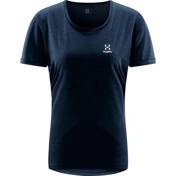 Hagloefs-Hagloefs-Ridge-Hike-T-Shirt-tarn-blue-solid-blau Haglöfs - Haglöfs Ridge Hike T-Shirt tarn blue solid