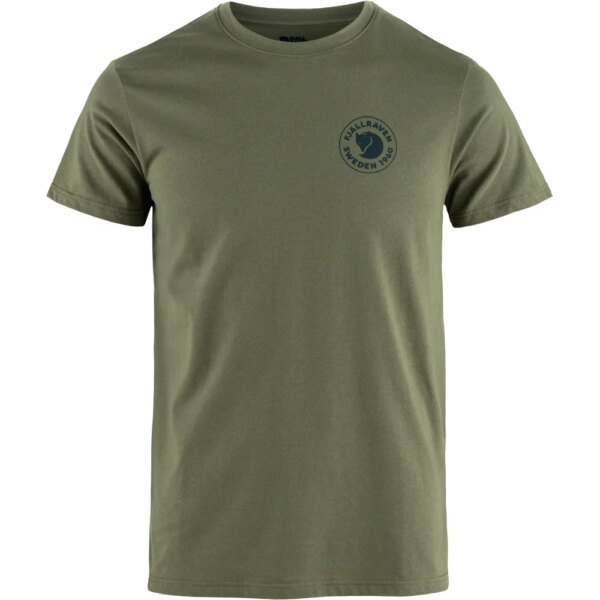 Fjaellraeven-Fjaellraeven-1960-Logo-T-Shirt-uncle-laurel-green-gruen Fjällräven - Fjällräven 1960 Logo T-Shirt uncle laurel green