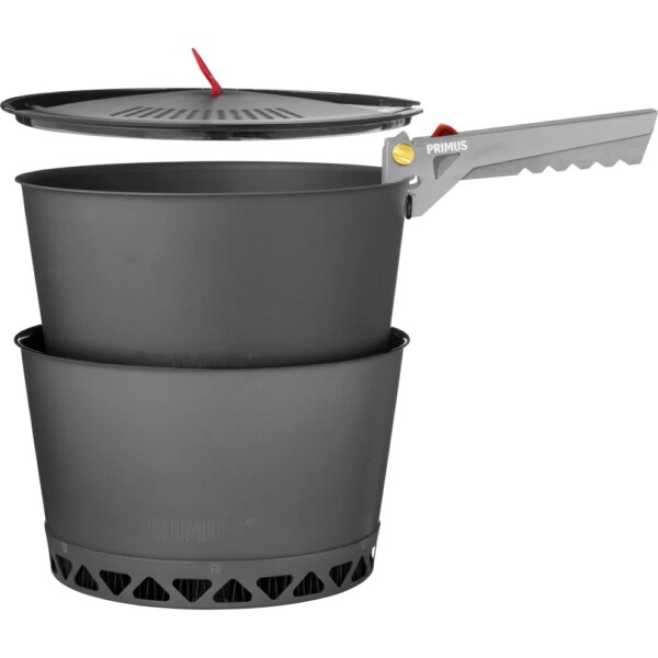 Primus-Primus-PrimeTech-Pot-Set-2.3L-Campingkochtopfset-grau-grau Primus - Primus PrimeTech Pot Set 2.3L Campingkochtopfset grau