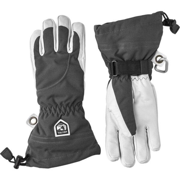 Hestra-Hestra-Heli-Ski-5-Finger-Handschuhe-grey-grau Hestra - Hestra Heli Ski 5 Finger Handschuhe grey