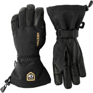 Hestra - Hestra Army Leather Gore-Tex 5 Finger Handschuhe schwarz