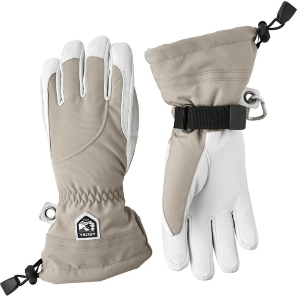 Hestra-Hestra-Heli-Ski-5-Finger-Handschuhe-khaki-beige Hestra - Hestra Heli Ski 5 Finger Handschuhe khaki