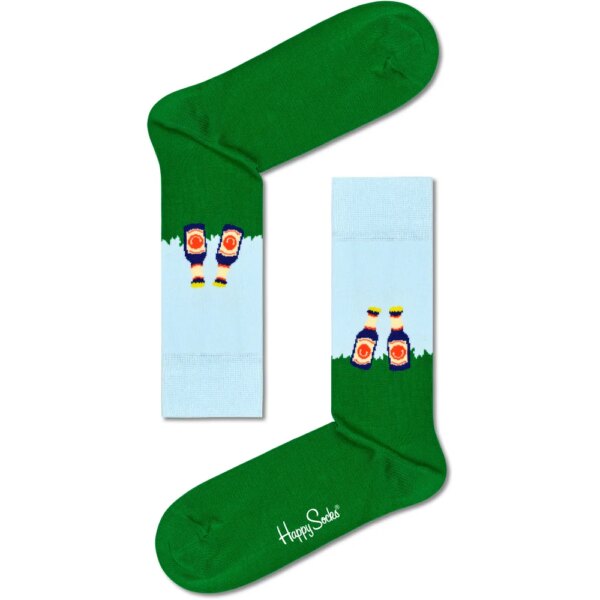 Happy-Socks-Picnic-Time-Socken-gruen-gruen Happy - Socks Picnic Time Socken grün