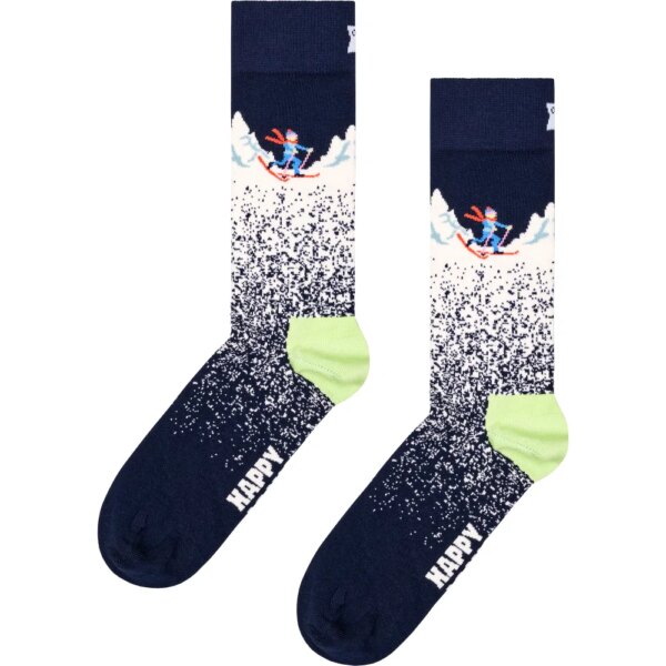Happy - Socks Snowy Night Socken navy