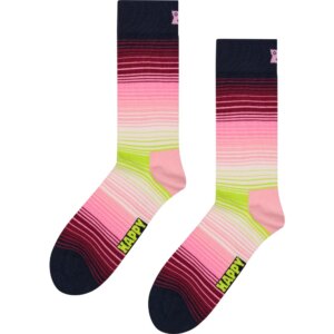 Happy - Socks Gradient Stripe Socken pink