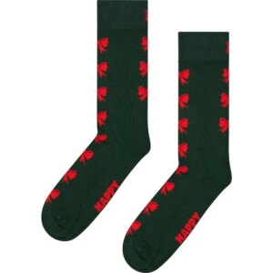 Happy - Socks Bow Socken dark green