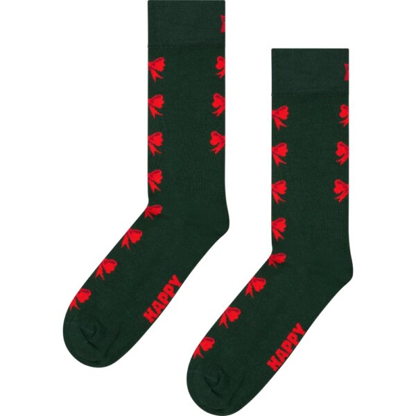 Happy - Socks Bow Socken dark green