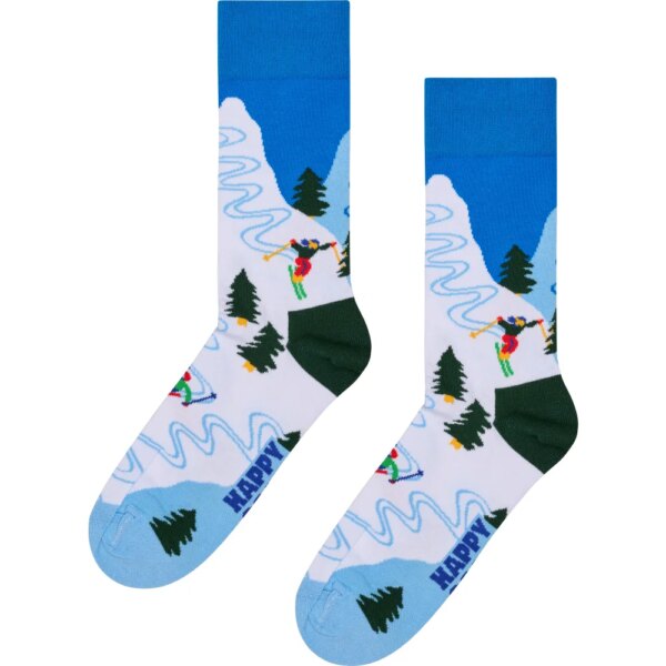 Happy - Socks Slalom Socken weiß