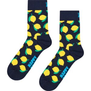 Happy - Socks Lemon Short Crew Socken navy