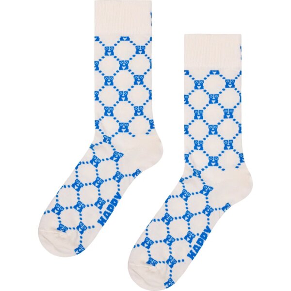 Happy-Socks-H-Monogram-Socken-weiss-weiss Happy - Socks H Monogram Socken weiß