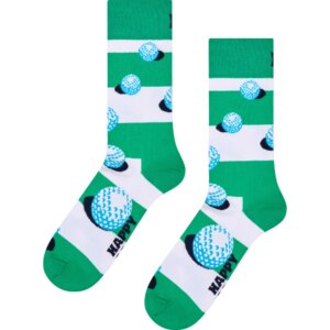 Happy - Socks Golf Stripe Socken grün