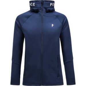 Peak - Performance Rider Zip Hood Midlayer-Jacke blue shadow