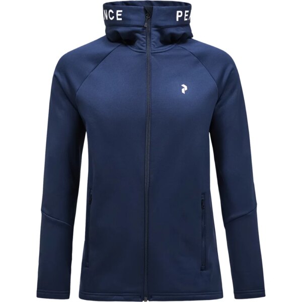 Peak - Performance Rider Zip Hood Midlayer-Jacke blue shadow
