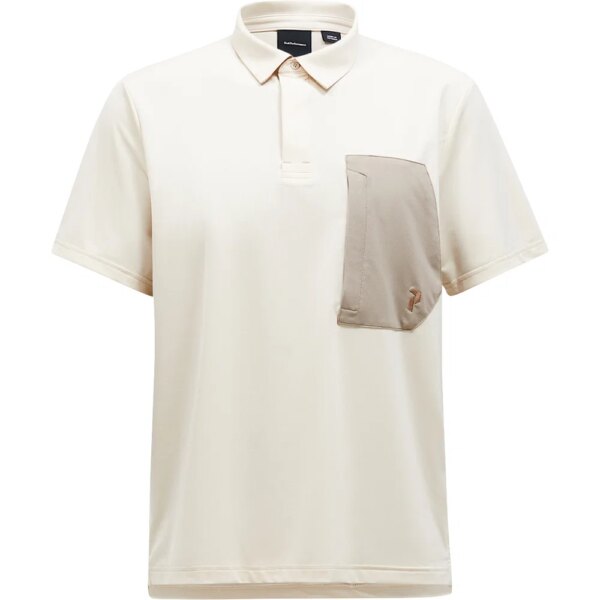 Peak-Performance-Pocket-Poloshirt-sand-fog-beige Peak - Performance Pocket Poloshirt sand fog