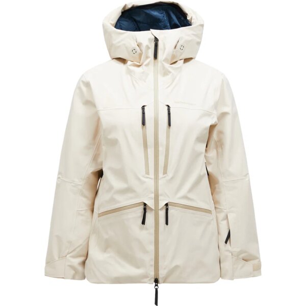 Peak-Performance-Whitelight-APX-Hardshelljacke-sand-fog-weiss Peak - Performance Whitelight APX Hardshelljacke sand fog