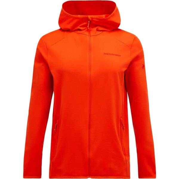 Peak - Performance Light Zip Hood Fleecejacke solar burst