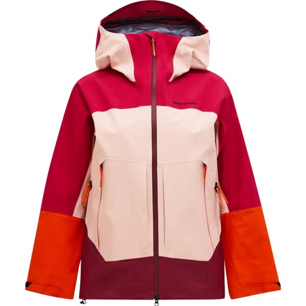 Peak-Performance-Vislight-GORE-TEX®-Hardshelljacke-tech-burgundy-rot Peak - Performance Vislight GORE-TEX® Hardshelljacke tech burgundy